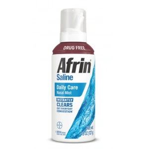 Afrin Saline Daily Care Nasal Mist Instantly Clears Out Everyday Congestıon 127 ml