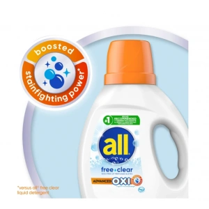 All Free Clear % 100 Free Of Perfumes & Dyes Advence Oxı Sıvı Deterjan 2.6 L