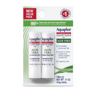Aquaphor Lip Repaır Stıcık Naturally Inspired With Aloe Vera 2li Lip Balm