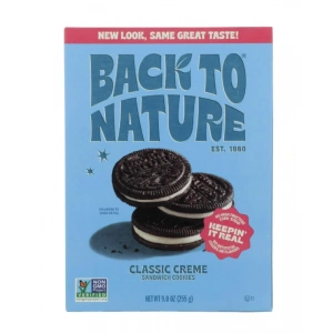 Back tonNature Classıc Creme Sandwıch Cookıes  255 g