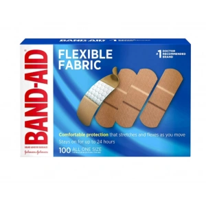 Band-Aıd Flexıble Fabrıc Comfortable Protection 100 All One Size Yara Bandı