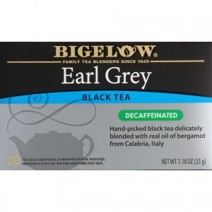 Bıgelow Earl Grey Black Tea Decaffeınated 29 Tea Bags 33 gr