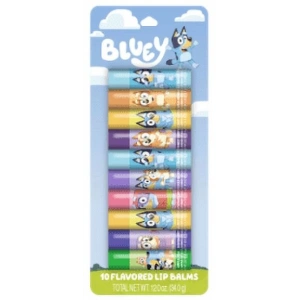 Bluey 10 Flavored Lip Balms 34 gr