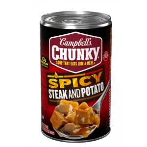 Campbells Chunky Soup That Eats Like A Meal Spıcy Steak and Potato Hazır Yemek 533 g