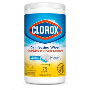 Clorox Disinfecting Wipes Crisp Lemon 75 wipes Temizlik Mendili 474 g