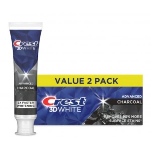 Crest 3D Whıte Advenced Chorcoal 2X Faster Whıtenıng 2li Diş Macunu 187 gr