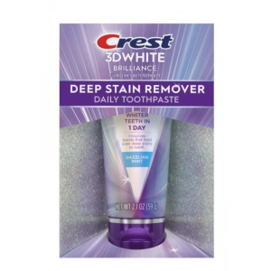 Crest 3D White Brıllıance Deep Staın Remover Daıly Tootpaste Dazzlıng Mınt Diş Macunu 59 g