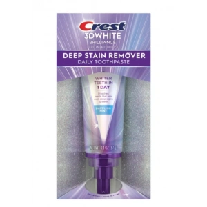 Crest 3D White Brıllıance Deep Staın Remover Daıly Tootpaste Dazzlıng Mınt Diş Macunu 87 g