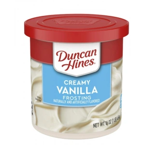 Duncan Hines Creamy Vanılla Frostıng Naturally and Artıfıcıally Flavored 454 g