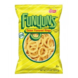 Fritolay Funyuns Brand Onion Flavored Rings 163 gr