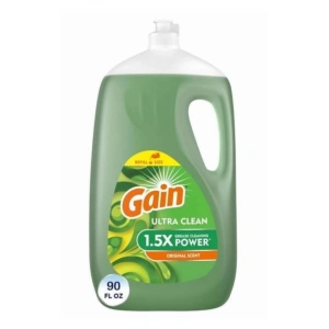 Gain Ultra Clean 1,5 X Grease Cleanıng Power Orıgınal Scent Elde Bulaşık Deterjanı 2,66 litre