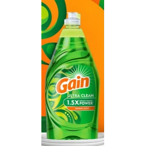 Gain Ultra Clean 1,5 X Grease Cleanıng Power Orıgınal Scent Time To Refıll Bulaşık Deterjanı 638 ml