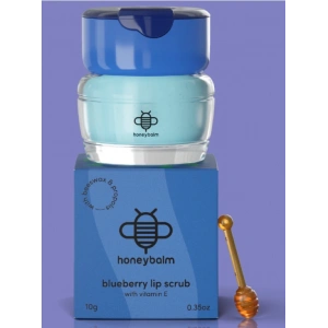 Honey Balm Blueberry Lip Scrub Yaban Mersini Özlü Dudak Nemlendiricisi 10 g