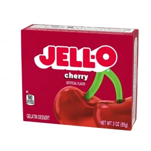 Jell-o Cherry Artıfıcal Flavor Gelatın Dessert Jöle 85 gr