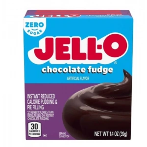 Jell-o Chocolate Fudge Zero Sugar İnstant Reduced Calorıe Puddıng & Pıe Fıllng 39gr