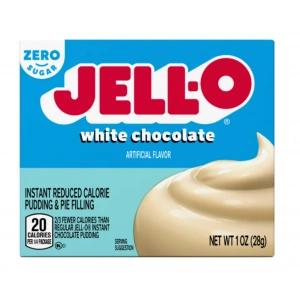 Jell-O White Chocolate Instant Reduced Calorıe Puddıng & Pıe Fıllıng 28 g