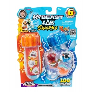 Mr Beast Lab Swarms 6 Mıcro Beasts Inside Lava + Ice 5 Yaş Üstü Oyun Seti