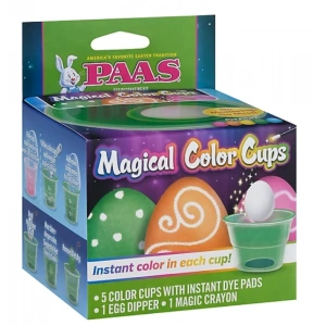 Paas Magical Color Cups Instant Color in Each Cup Paskalya Yumurta Boyama Seti