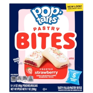 Pop Tarts Pastry Bıtes Frosted Stawberry Tasty Fılled Pastry Bıtes 5 Pounhes 200 gr