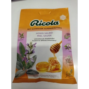 Ricola Mıt Schweızer Alpenkrautern Honıg Salbeı Mıel Sauge 75 gr