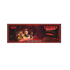 Stranger Thıngs Cokıes Yummers Upsıde Down Berry Bıte  Çikolatalı Çilekli Kakao Bisküvileri 135 g