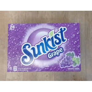 Sunkist Grape Soda Natural & Artificial Flovers 24 Pack