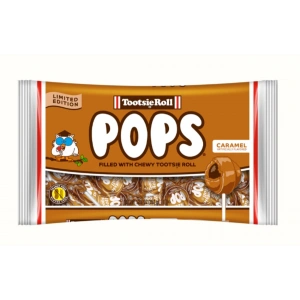 TootsieRoll Pops Filled Wıth Chewy Tootsıe Roll Caramel Lolipop 357 gr