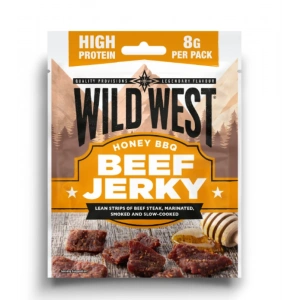 Wıld West Honey BBQ Beef Jerky Kurutulmuş Et 25 g