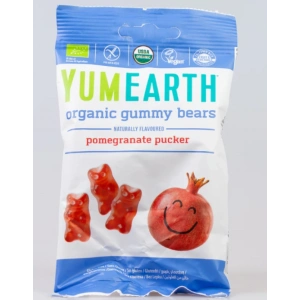 Yumearth Organic Gummy Bears Nar Aromalı Atıştırmalık Şekerleme 50 g