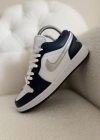 Nike Air Jordan 1 Low – White / Navy / Light Grey