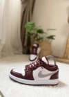 Nike Air Jordan 1 Low – Bordeaux / White