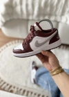 Nike Air Jordan 1 Low – Bordeaux / White