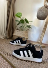 Adidas Campüs Siyah Beyaz İthal Spor Ayakkabı