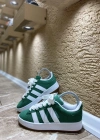 Adidas Campüs Yeşil Beyaz İthal Spor Ayakkabı