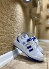 Adidas Forum Low Beyaz Mavi Cırt Detaylı İthal Spor Ayakkabı