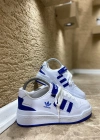 Adidas Forum Low Beyaz Mavi Cırt Detaylı İthal Spor Ayakkabı