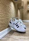 Adidas Forum Low Beyaz Siyah Cırt Detaylı İthal Spor Ayakkabı