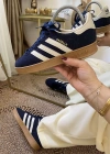 Adidas Gazelle Lacivert Krem İthal Spor Ayakkabı