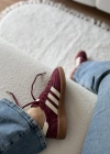 Adidas Handball Spezial Burgundy White Unisex Sneaker