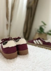 Adidas Handball Spezial Burgundy White Unisex Sneaker