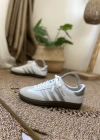 Adidas Samba Beyaz Gümüş İthal Spor Ayakkabı