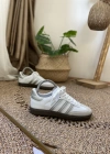 Adidas Samba Beyaz Gümüş İthal Spor Ayakkabı