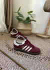 Adidas Samba Bordo Krem Spor Ayakkabı