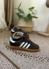 Adidas Samba Kahve Krem Spor Ayakkabı