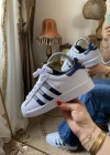 Adidas Süperstar Beyaz Mavi