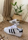 Adidas Süperstar Beyaz Siyah İthal Spor Ayakkabı