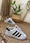 Adidas Süperstar Beyaz Siyah İthal Spor Ayakkabı