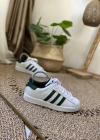 Adidas Süperstar Beyaz Yeşil İthal Unisex