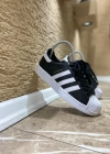 Adidas Süperstar Siyah Beyaz İthal Spor Ayakkabı
