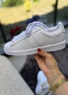 Adidas Superstar Triple White İthal Kalite Unisex Spor Ayakkabı